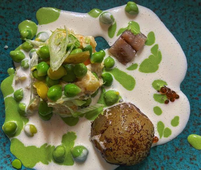 Global cuisine with local produce
